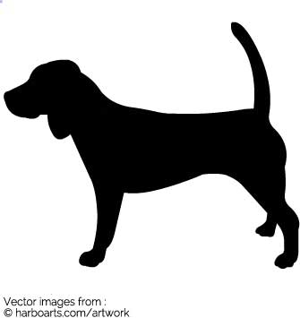 Download Beagle Silhouette 335x355 Download Beagle Silhouette