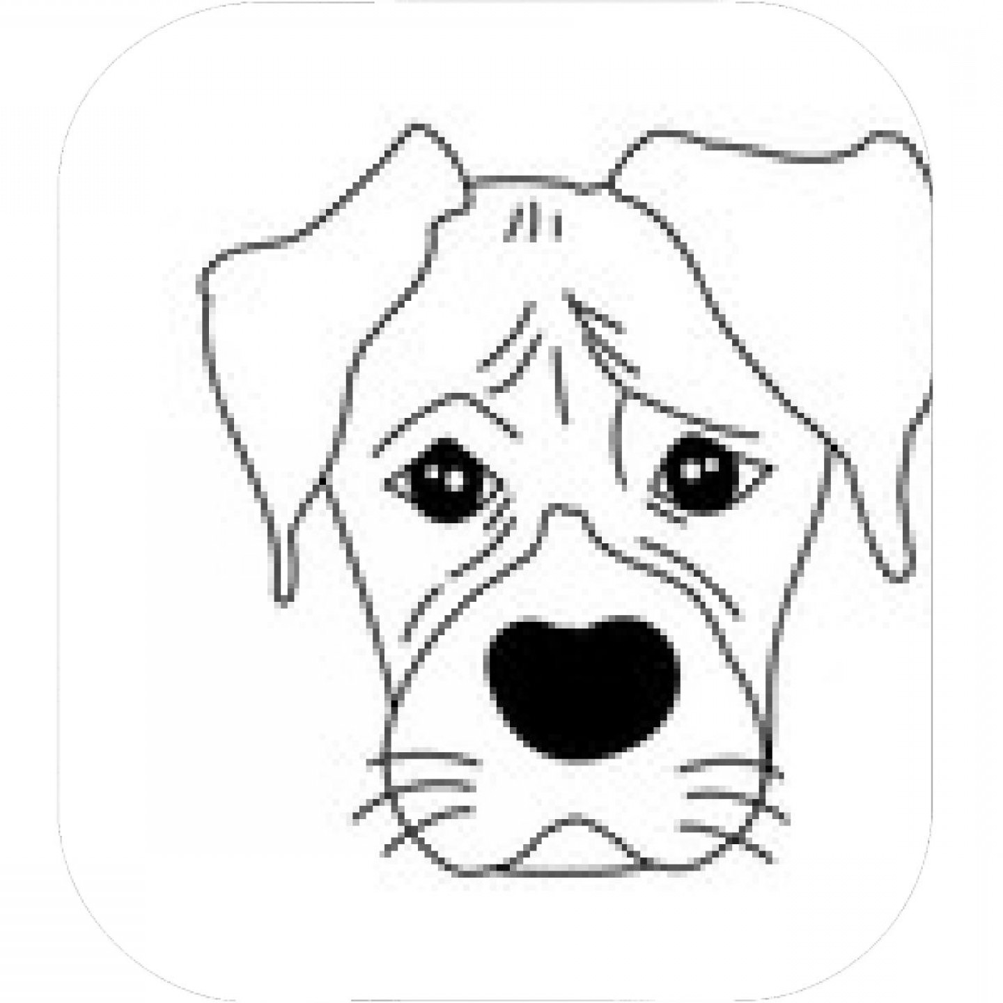 Stamp Sticker Silhouette Beagle Dog Animal Vector Illustration 1440x1440 Stamp Sticker Silhouette Beagle Dog Animal Vector Illustration