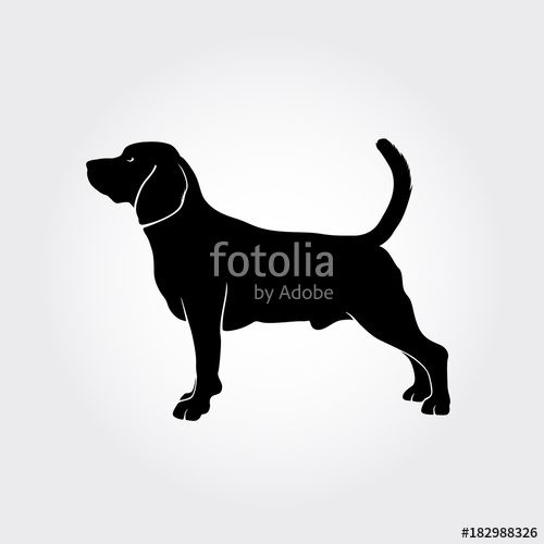 Vector Beagle Dog Silhouette Stock Image And Royalty Free Vector 500x500 Vector Beagle Dog Silhouette Stock Image And Royalty Free Vector
