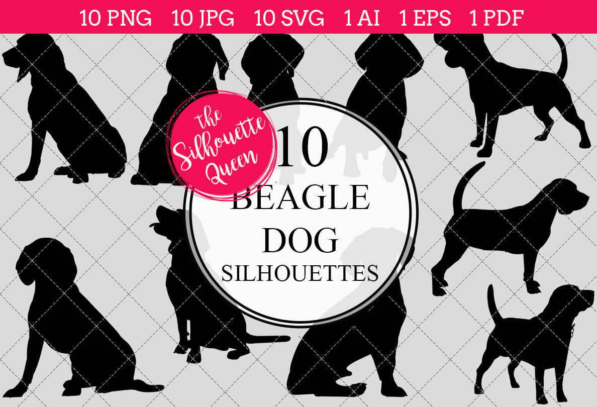Beagle Dog Silhouette Vector 1188x810 Beagle Dog Silhouette Vector