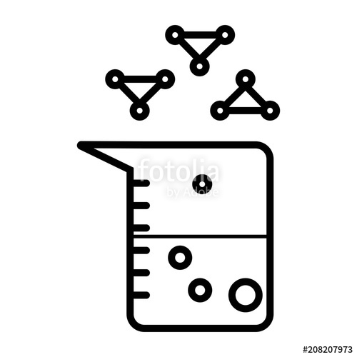 500x500 Beaker Icon Vector Stock Image And Royalty Free Vector