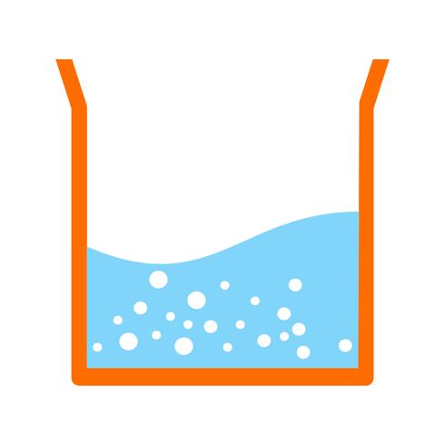 490x490 Beaker Half Fill Vector Icon