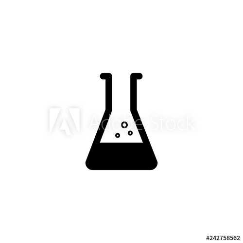500x500 Beaker Icon Vector Beaker Vector Graphic Illustration