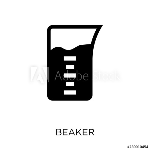 500x500 Beaker Icon Beaker Symbol Design From Science Collection