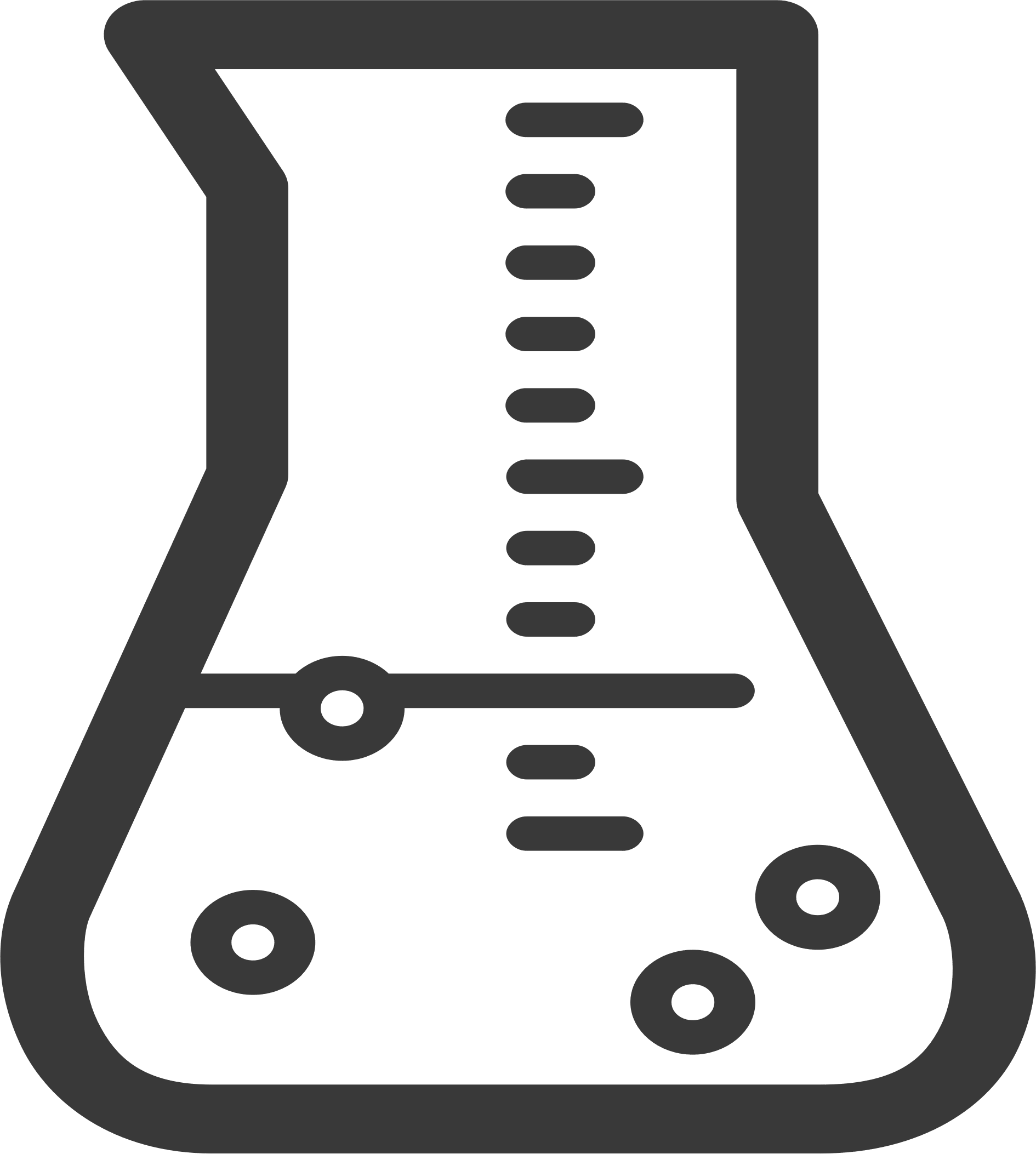1890x2106 Chemistry Beaker Vector Clipart Image