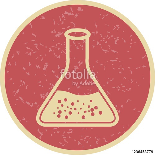 500x500 Beaker Vector Icon Stock Image And Royalty Free Vector