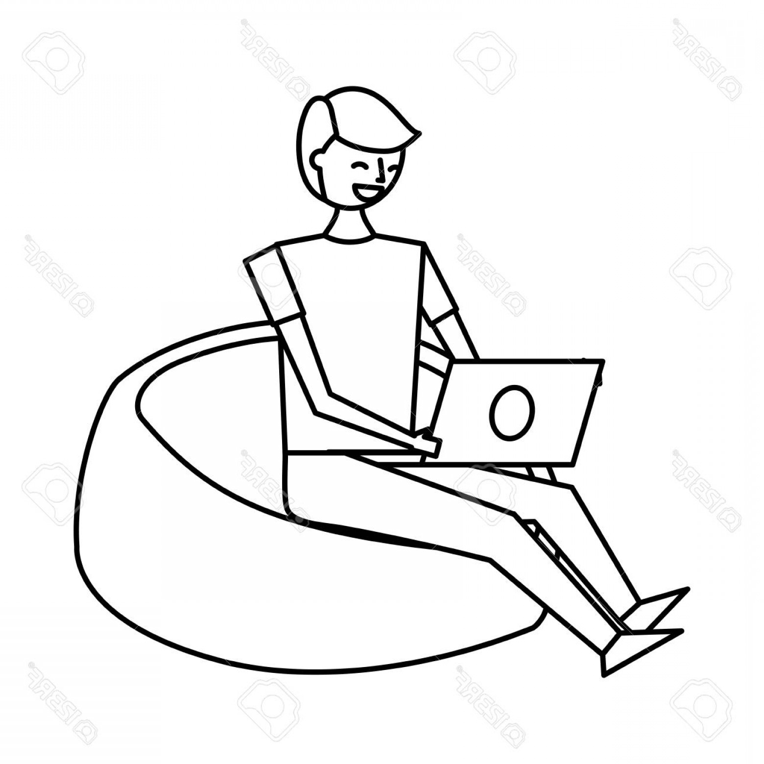 Sit In Bean Bag Vector Lamaison 1560x1560 Sit In Bean Bag Vector Lamaison