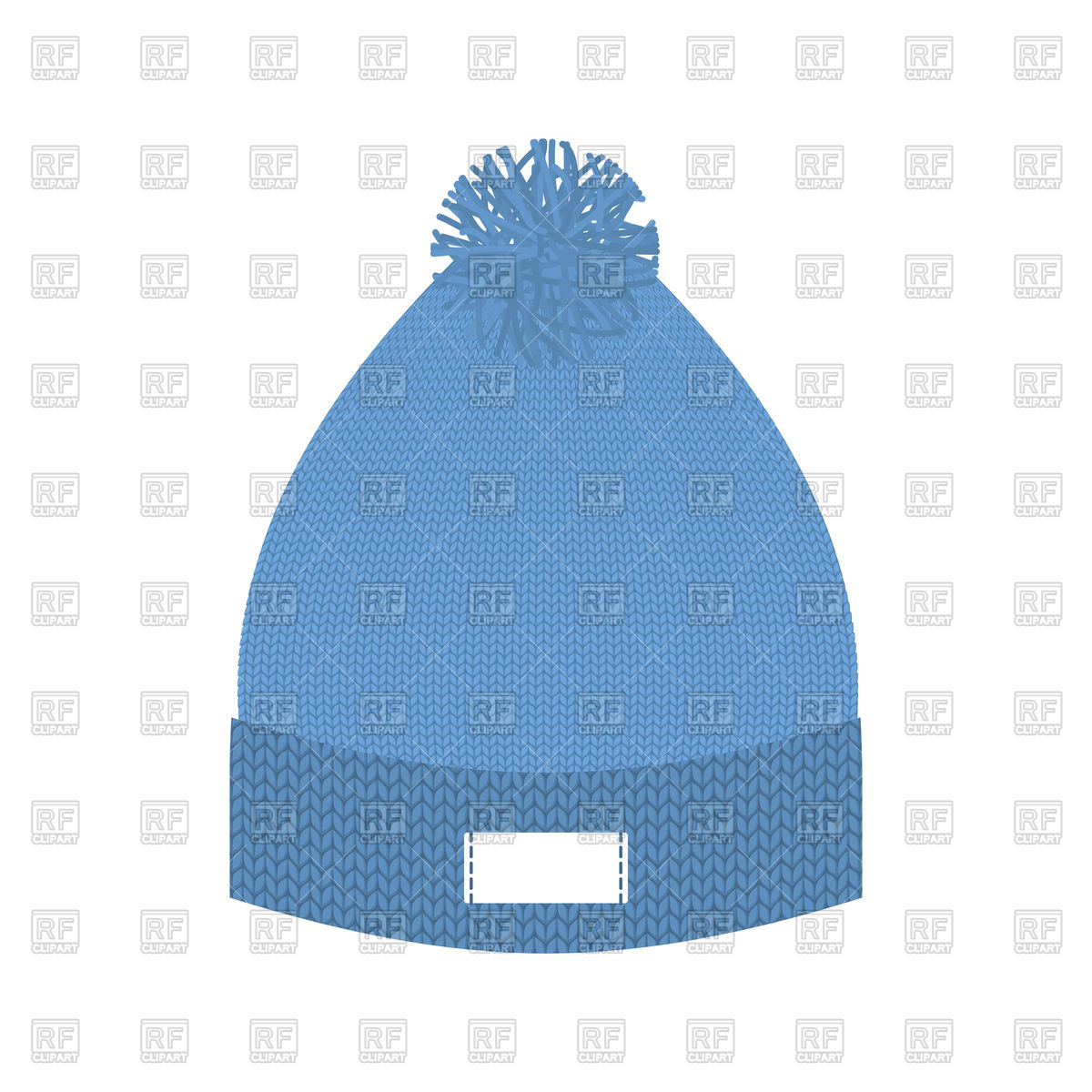1200x1200 Knitted Blue Hat Vector Image Of Signs, Symbols, Maps Popaukropa