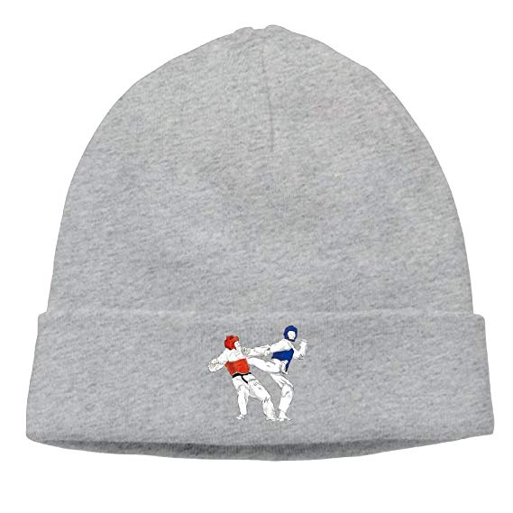 569x569 Taekwondo Watercolor Hand Drawing Vector Beanie Hats Unisex