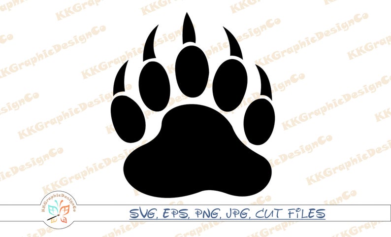 794x481 Bear Paw Bear Bear Claw Bear Paw Vector Bear Paw Etsy