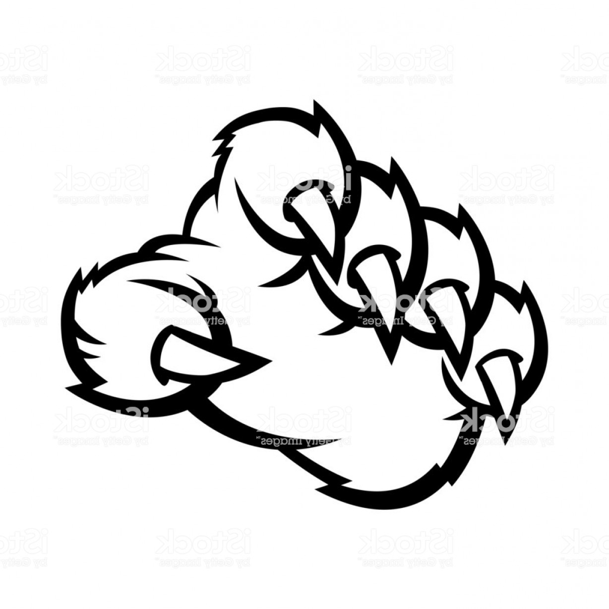 Grizzly Bear Claw Vector Illustration Gm Soidergi 1228x1228 Grizzly Bear Claw Vector Illustration Gm Soidergi