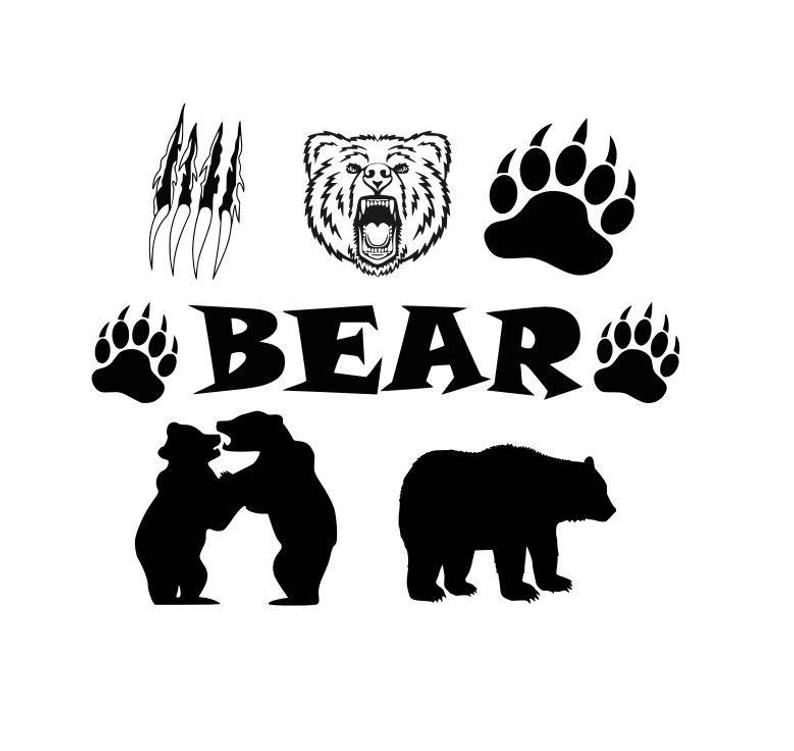 Huge Collection Of 'bear Claw Silhouette' Download More Than 794x751 Huge Collection Of 'bear Claw Silhouette' Download More Than