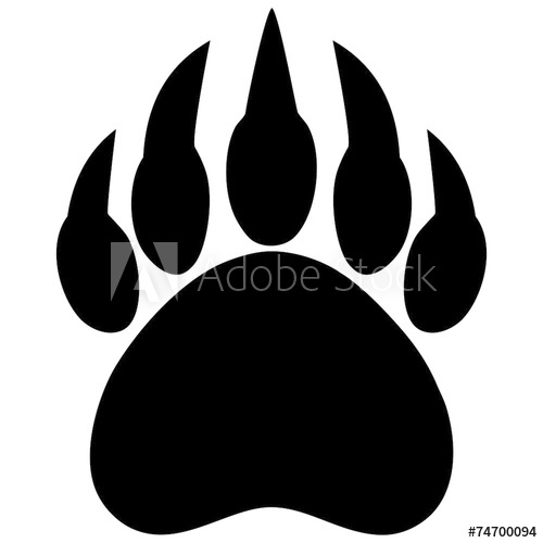 Bear Claw Print 500x500 Bear Claw Print