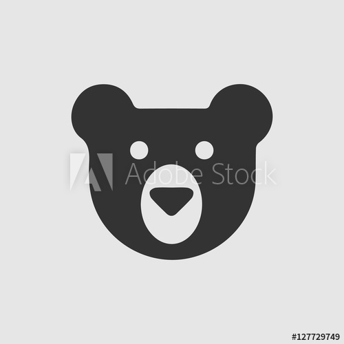 Teddy Bear Face Vector Icon Simple Isolated Logo Symbol 500x500 Teddy Bear Face Vector Icon Simple Isolated Logo Symbol