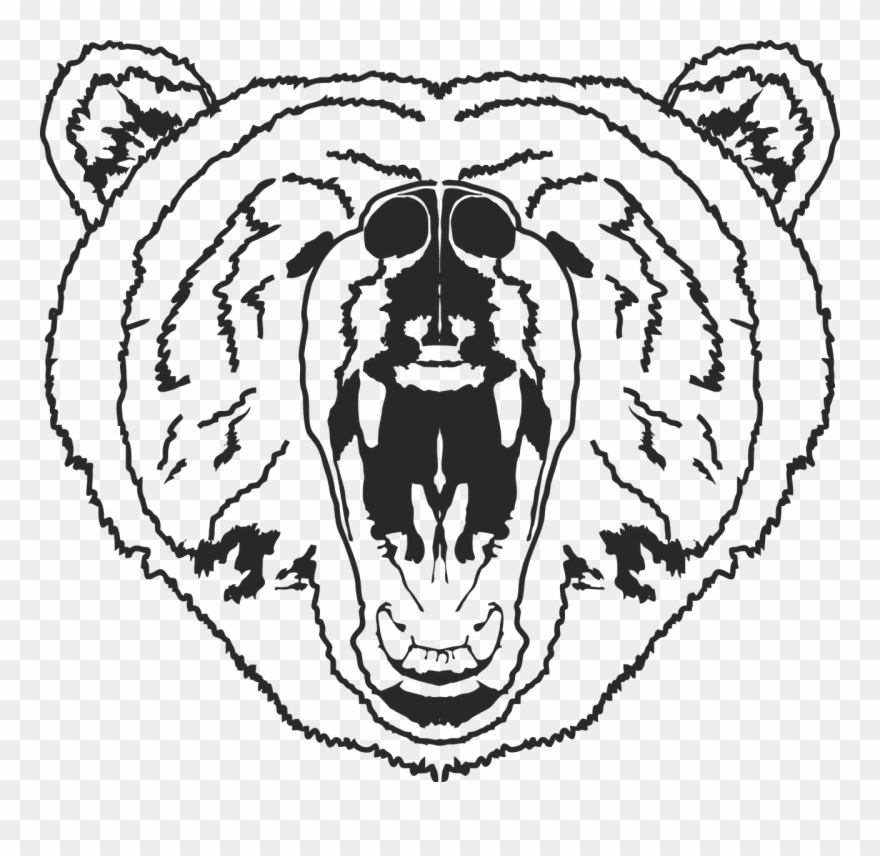 Bear,outline,bear Vector Graphics 880x856 Bear,outline,bear Vector Graphics