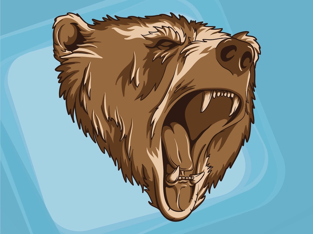 1024x765 Bear Head Vector Art Graphics