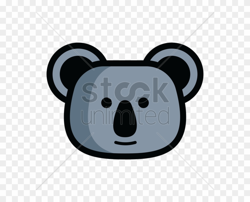 840x680 Koala Bear Head Vector Image