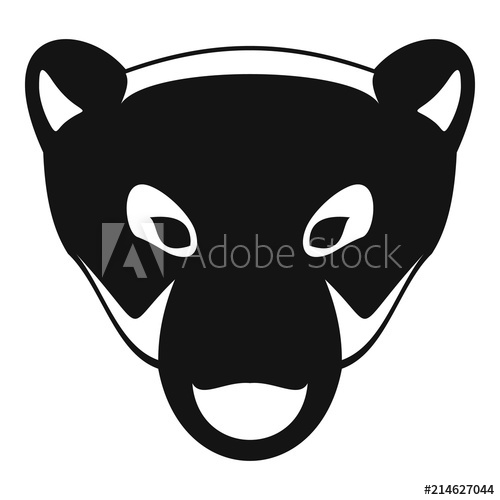 500x500 Polar Bear Head Icon Simple Illustration Of Polar Bear Head