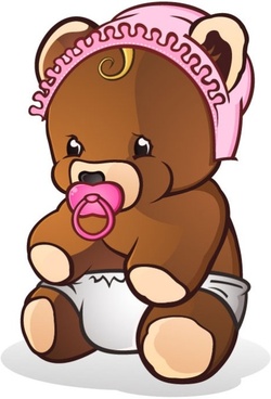 250x368 Teddy Bear Free Vector Download