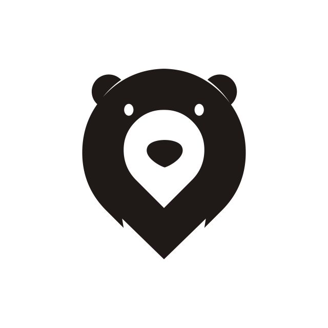 640x640 Bear Cute Head, Bear, Illustration, Cartoon Png And Vector