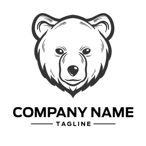 300x300 Bear Head Illustration Logo Vector Buy The Logo Vector Format