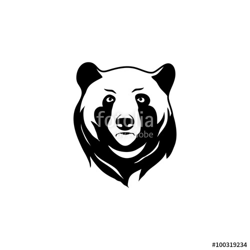 500x500 Bear Logo Vector Stock Image And Royalty Free Vector