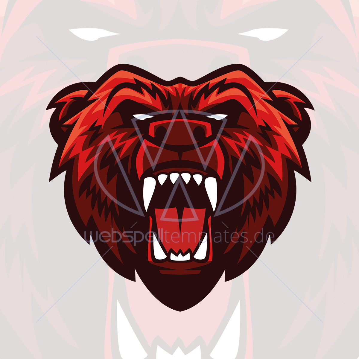 1200x1200 Webspell Templatesvector Grizzly Bear Clan