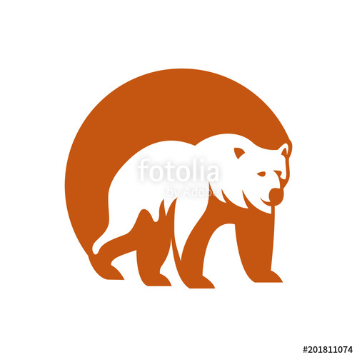 500x500 Bear Logo Vector Stock Image And Royalty Free Vector