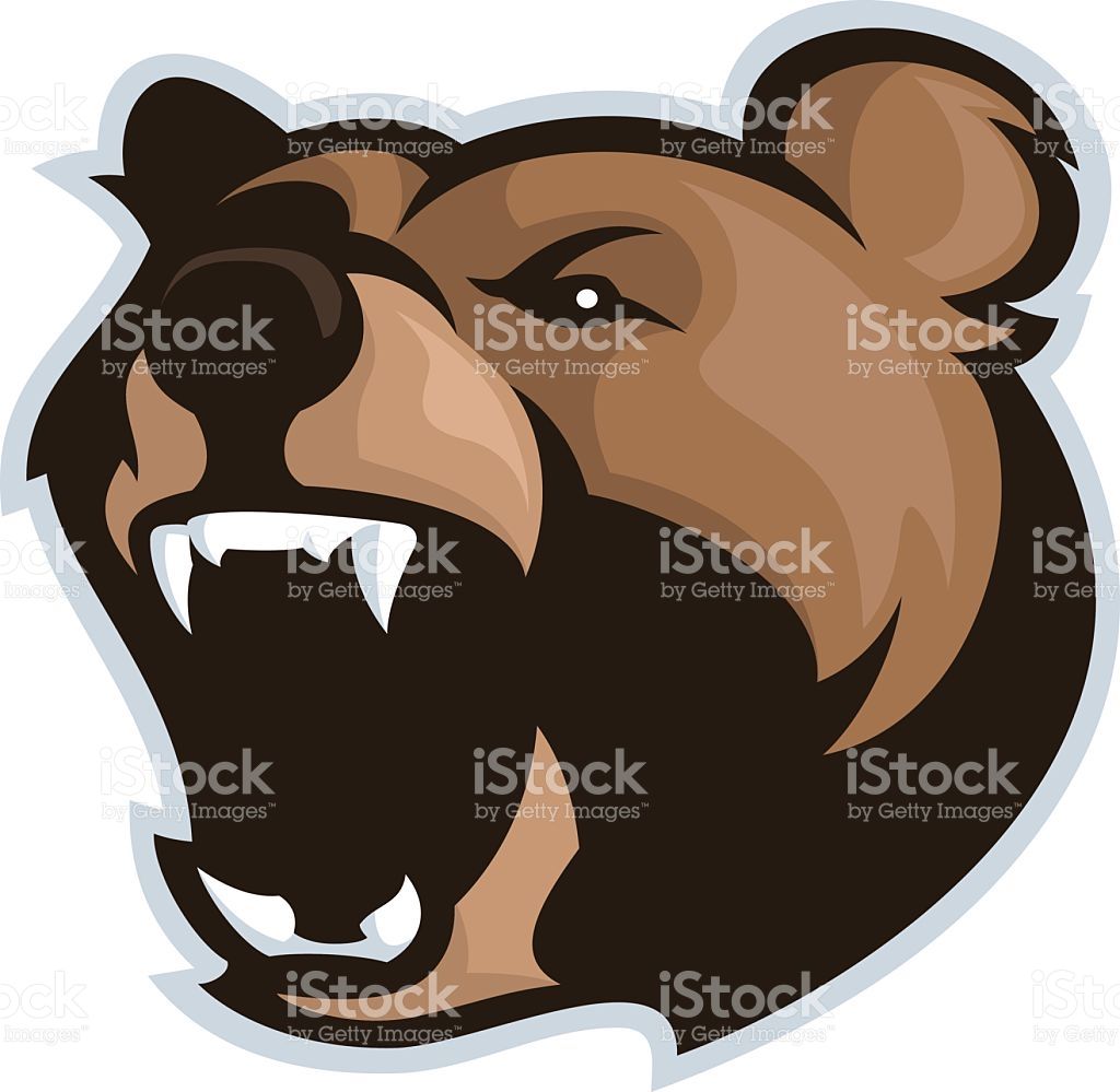 1024x999 Vector Illustration Of A Bear Mascot Saved On Layers