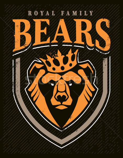 Bear Mascot Emblem Design Vector Illustration Sergey Kandakov 469x600 Bear Mascot Emblem Design Vector Illustration Sergey Kandakov