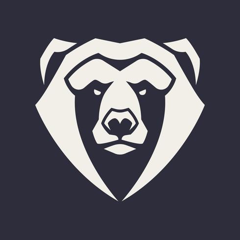 490x490 Bear Mascot Vector Icon
