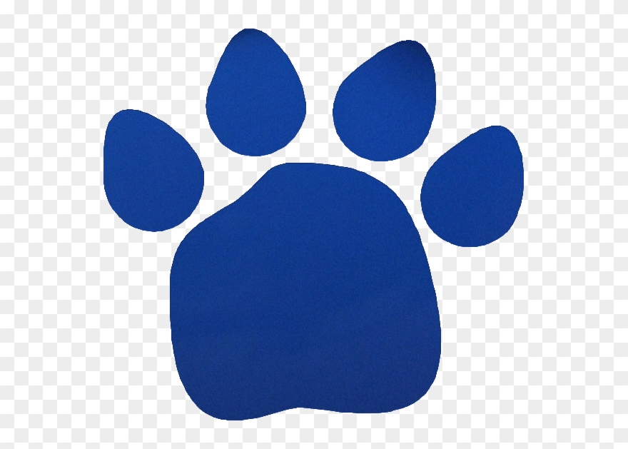 880x629 Blue Paw Print Clip Art Vector Online Royalty Free