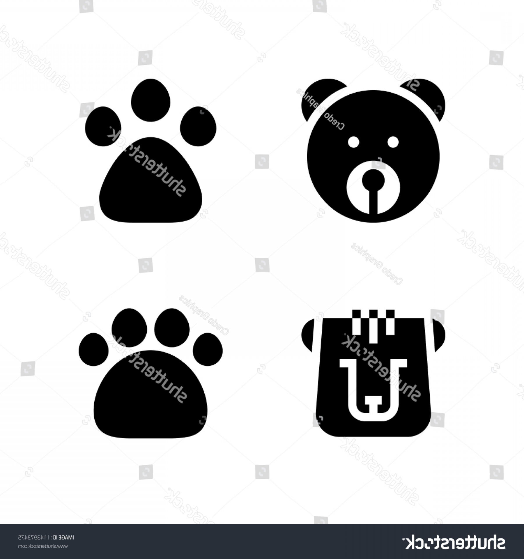 1800x1920 Realistic Paw Print Vector Hoodamath