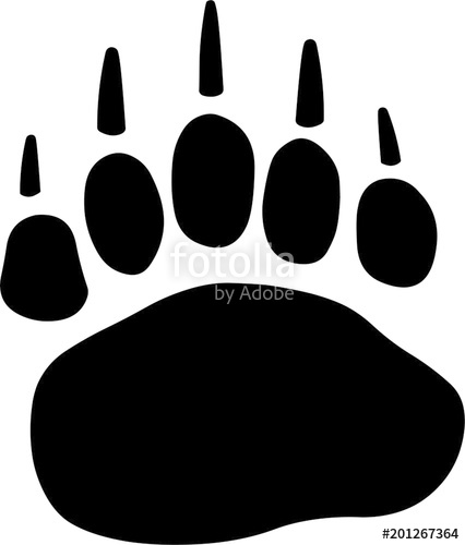 Bear Paw Stock Image And Royalty Free Vector 426x500 Bear Paw Stock Image And Royalty Free Vector