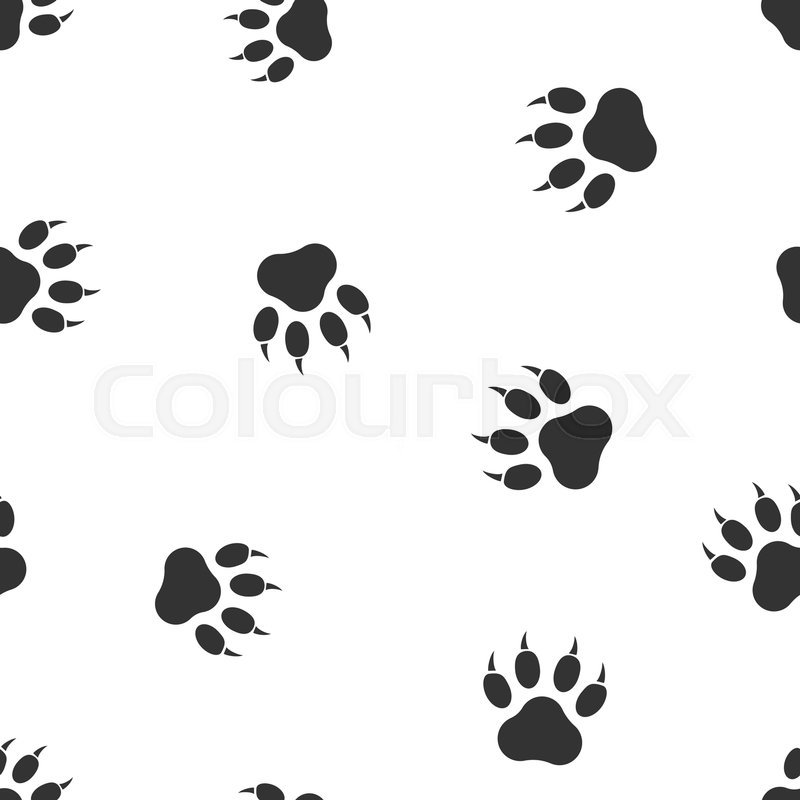 Paw Print Icon Seamless Pattern Stock Vector Colourbox 800x800 Paw Print Icon Seamless Pattern Stock Vector Colourbox
