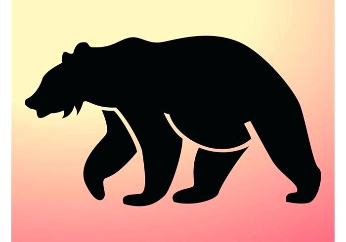 700x490 Bear Silhouette Vector Teddy Free Chrisconnelly