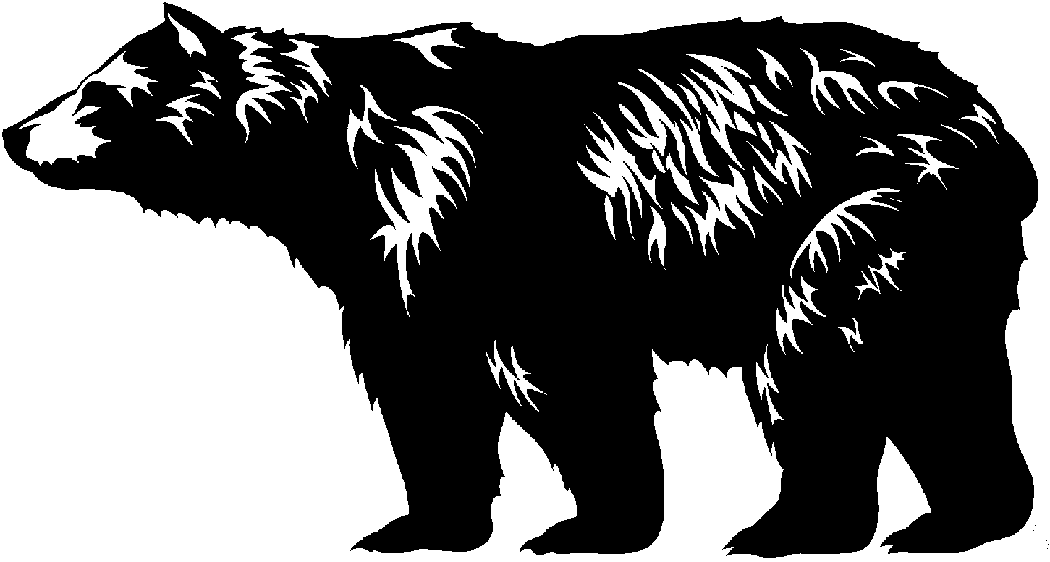 1050x562 Bear Silhouette Clip Art