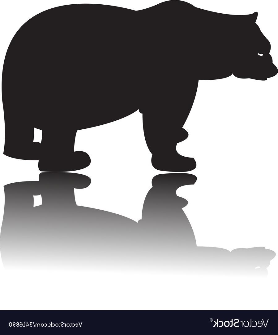 899x1080 Hd Black Bear Silhouette Library Free Vector Art, Images