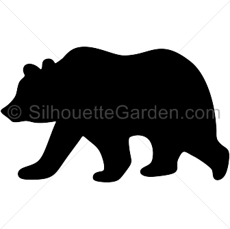 336x334 Huge Collection Of 'bear Silhouette Free' Download More Than