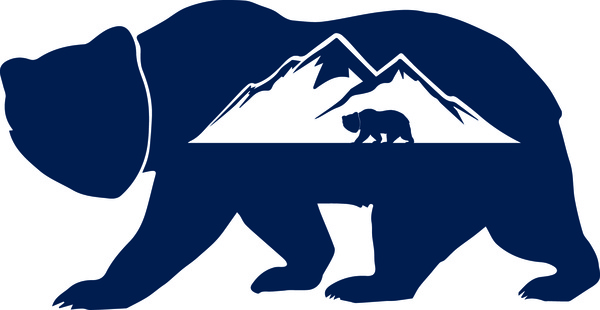 600x310 Alaskan Bear Silhouette Vector Free Vector In Adobe Illustrator