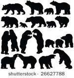 150x159 Bear Silhouette Vector Free