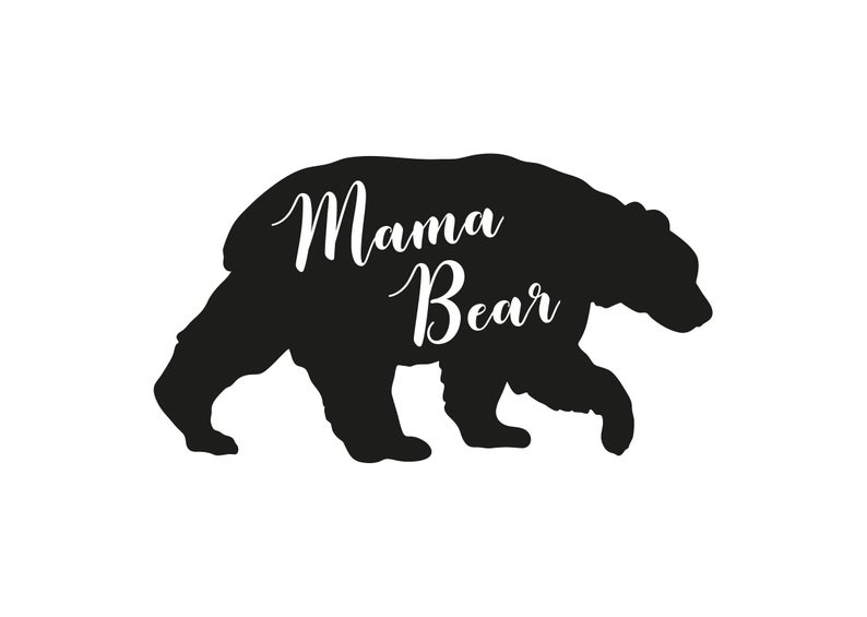 794x565 Mama Bear Vector Mom Mothers Printable Etsy