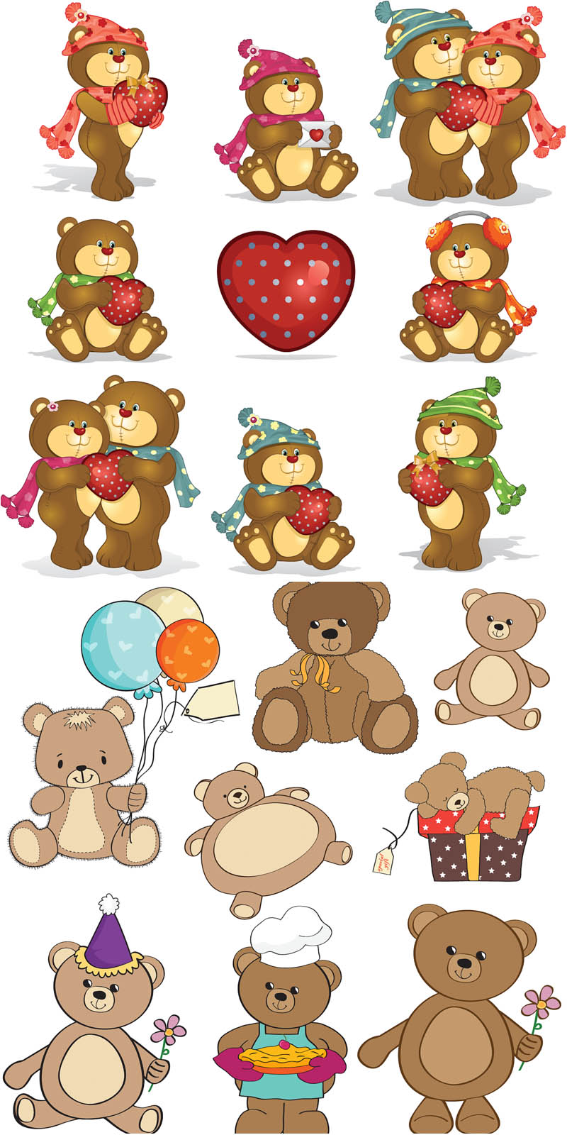 800x1600 Cartoon Bears Vector Vector Graphics Blog