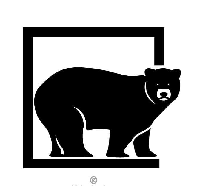660x624 Bear Vector Stencil Art Free Graphics Uihere