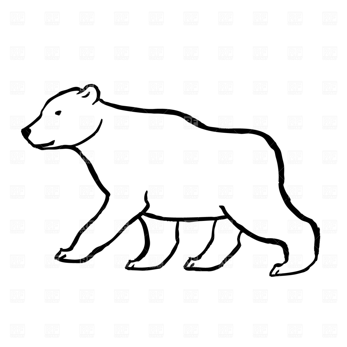 1200x1200 Bear Vector Image Of Plants And Animals Piekno