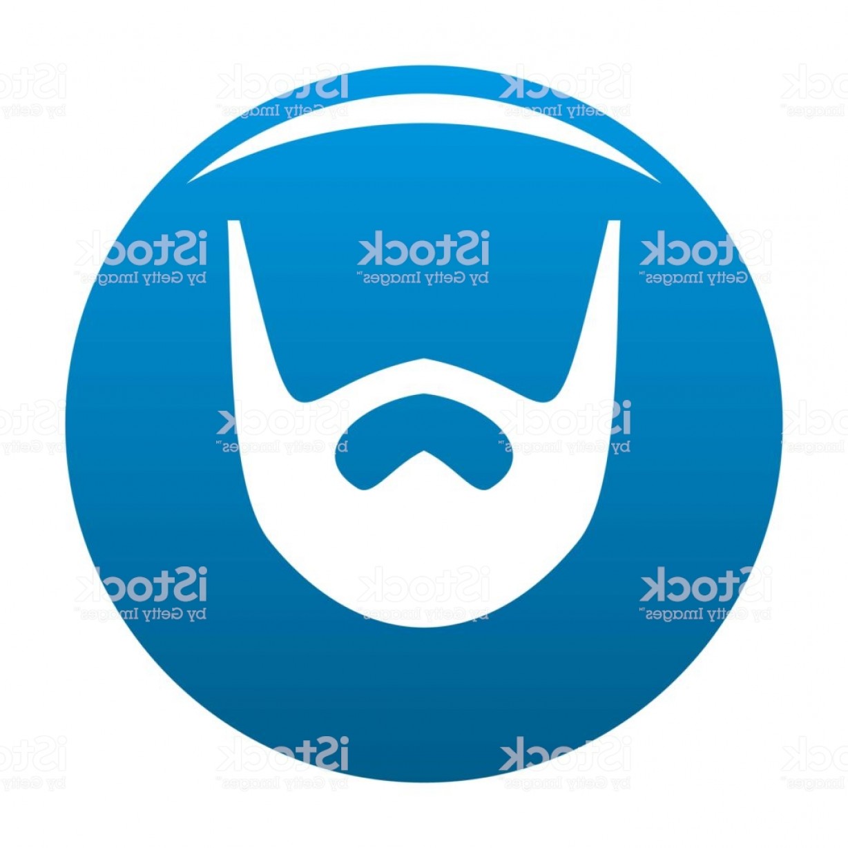 1228x1228 Neat Beard Icon Blue Vector Gm Soidergi