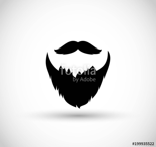 500x472 Beard Icon Vector Stock Image And Royalty Free Vector
