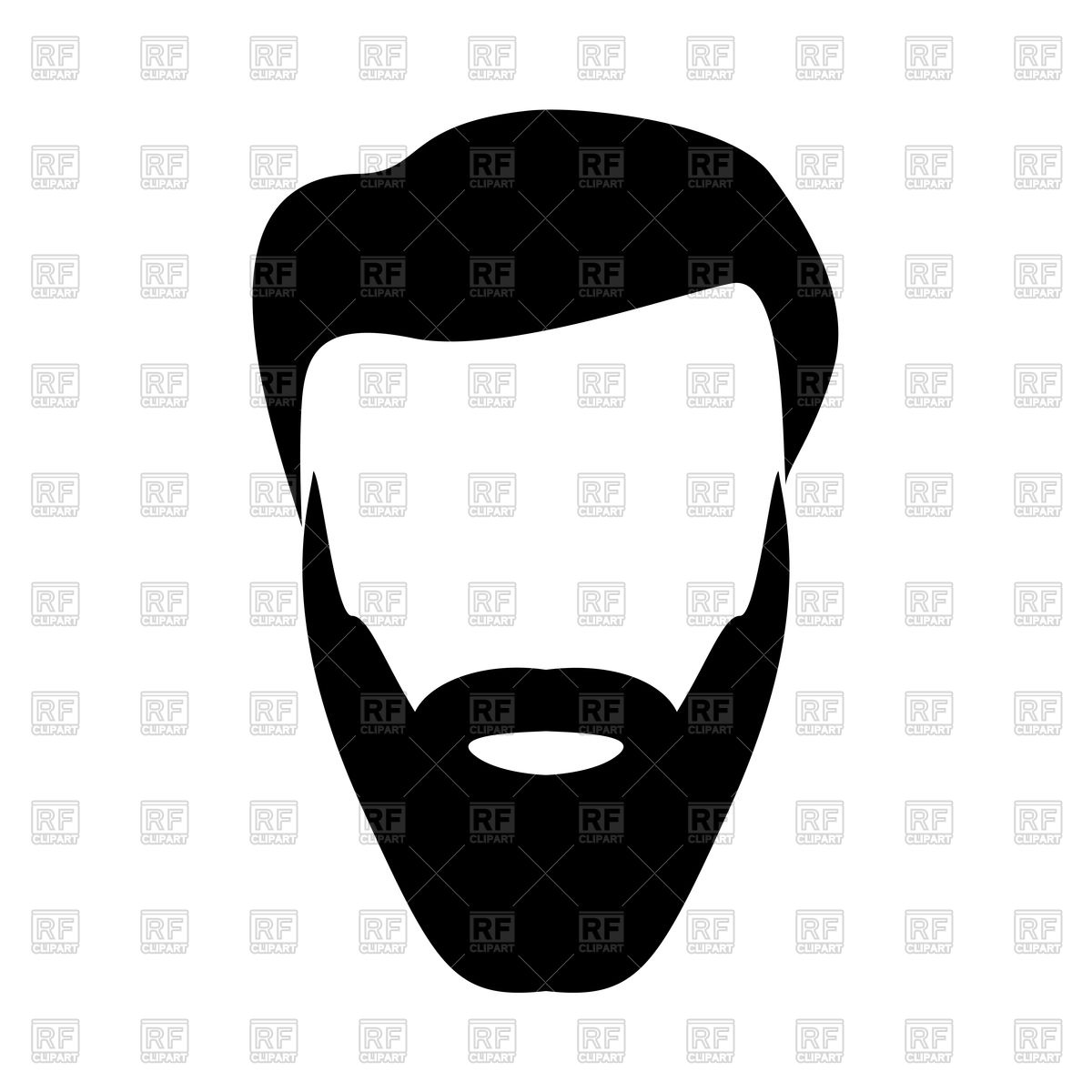 1200x1200 Head With Beard