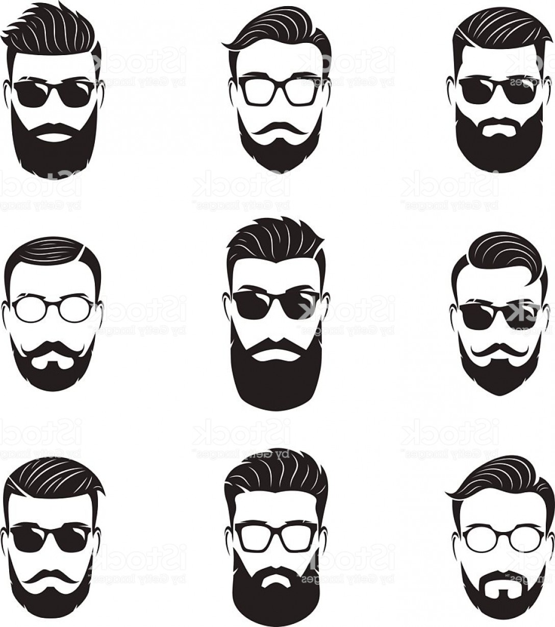 1088x1228 Beard Man Face Vector Savoyuptown