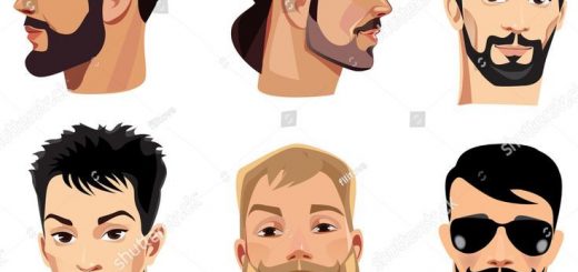 520x245 Vector Portrait Vector Portrait Vector Portraits Of Face Men